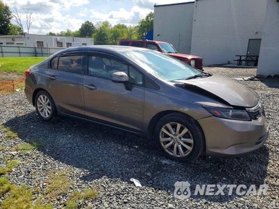 Czwarte zdjęcie samochodu z boku: 2012 HONDA CIVIC EX VIN:19XFB2F85CE323954 - miniatura
