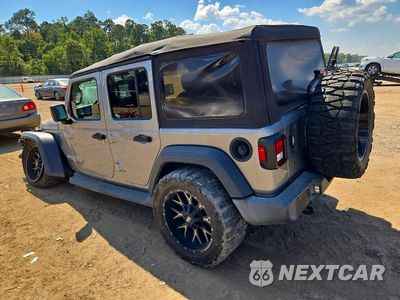 Drugie zdjęcie samochodu z przodu: 2018 JEEP WRANGLER UNLIMITED SPORT VIN:1C4HJXDGXJW164192 - miniatura