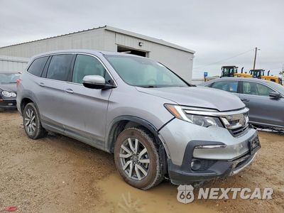 Czwarte zdjęcie samochodu z boku: 2021 HONDA PILOT EXL VIN:5FNYF6H5XMB036158 - miniatura