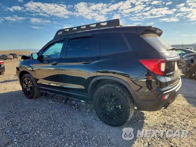 Drugie zdjęcie samochodu z przodu: 2019 HONDA PASSPORT EXL VIN:5FNYF8H53KB022336 - miniatura