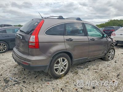 Trzecie zdjęcie samochodu z tyłu: 2010 HONDA CR-V EX VIN:5J6RE4H53AL078654 - miniatura
