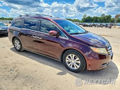 Czwarte zdjęcie samochodu z boku: 2014 HONDA ODYSSEY EXL VIN:5FNRL5H61EB108320 - miniatura