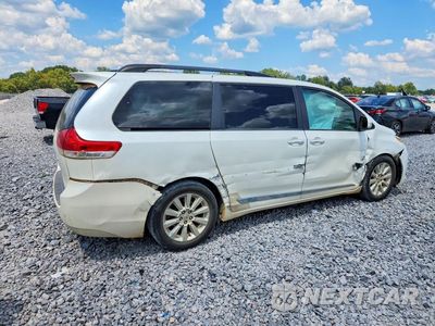 Trzecie zdjęcie samochodu z tyłu: 2014 TOYOTA SIENNA LIMITED 7-PASSENGER VIN:5TDYK3DCXES427600 - miniatura