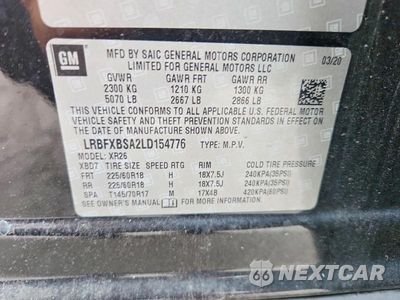 Zdjęcie 13 z 13 samochodu: 2020 BUICK ENVISION PREFERRED VIN:LRBFXBSA2LD154776 - miniatura