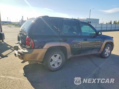 Trzecie zdjęcie samochodu z tyłu: 2002 CHEVROLET TRAILBLAZER VIN:1GNDT13S222301640 - miniatura