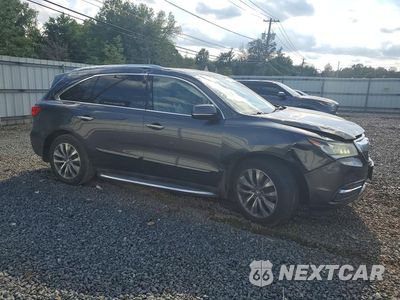 Czwarte zdjęcie samochodu z boku: 2014 ACURA MDX TECHNOLOGY VIN:5FRYD4H66EB022387 - miniatura