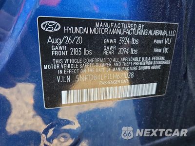 Zdjęcie 13 z 13 samochodu: 2020 HYUNDAI ELANTRA SEL VIN:5NPD84LF1LH621028 - miniatura