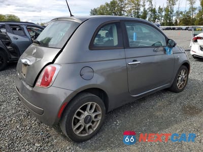 Trzecie zdjęcie samochodu z tyłu: 2012 FIAT 500 POP VIN:3C3CFFAR8CT299051 - miniatura