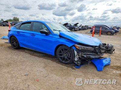 Czwarte zdjęcie samochodu z boku: 2022 HONDA CIVIC SPORT VIN:19XFL2H88NE014721 - miniatura