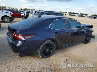 Trzecie zdjęcie samochodu z tyłu: 2021 TOYOTA CAMRY XSE VIN:4T1K61AK3MU492319 - miniatura