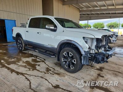 Czwarte zdjęcie samochodu z boku: 2021 NISSAN TITAN PLATINUM RESERVE VIN:1N6AA1ED2MN531645 - miniatura