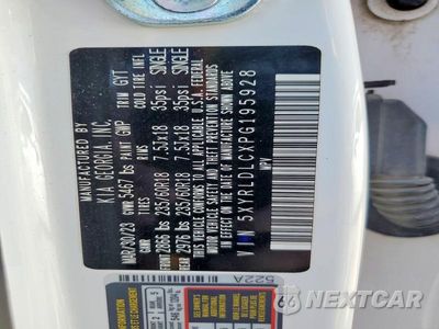 Zdjęcie 13 z 13 samochodu: 2023 KIA SORENTO S VIN:5XYRLDLCXPG195928 - miniatura