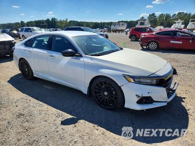 Czwarte zdjęcie samochodu z boku: 2022 HONDA ACCORD SPORT SE VIN:1HGCV1F41NA026768 - miniatura