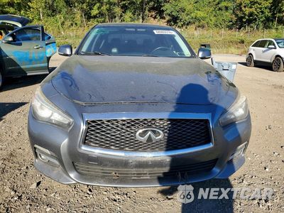 Piąte zdjęcie samochodu w środku: 2015 INFINITI Q50 BASE VIN:JN1BV7AR3FM411025 - miniatura