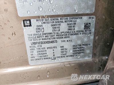Zdjęcie 13 z 13 samochodu: 2017 BUICK ENVISION PREMIUM VIN:LRBFXESXXHD048573 - miniatura