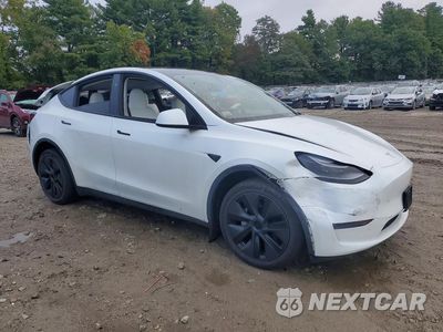 Czwarte zdjęcie samochodu z boku: 2025 TESLA MODEL Y VIN:7SAYGDEE4SF245840 - miniatura