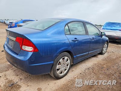 Trzecie zdjęcie samochodu z tyłu: 2009 HONDA CIVIC LX VIN:19XFA16519E009651 - miniatura