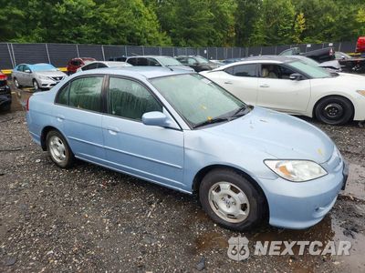 Czwarte zdjęcie samochodu z boku: 2004 HONDA CIVIC HYBRID VIN:JHMES96654S005641 - miniatura