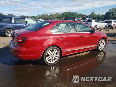 Trzecie zdjęcie samochodu z tyłu: 2017 VOLKSWAGEN JETTA SEL VIN:3VWL17AJ5HM327140 - miniatura