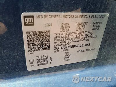 Zdjęcie 12 z 12 samochodu: 2024 GMC SIERRA K1500 SLT VIN:3GTUUDE88RG162883 - miniatura