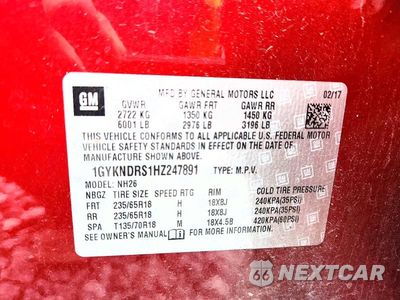 Zdjęcie 13 z 13 samochodu: 2017 CADILLAC XT5 LUXURY VIN:1GYKNDRS1HZ247891 - miniatura