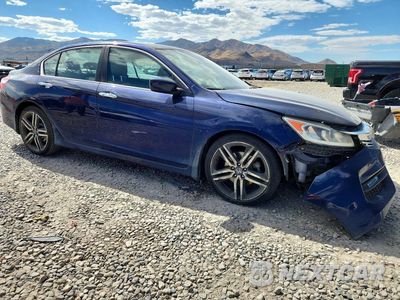 Czwarte zdjęcie samochodu z boku: 2016 HONDA ACCORD SPORT VIN:1HGCR2F53GA246757 - miniatura