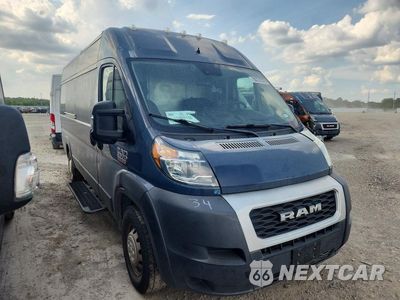 Czwarte zdjęcie samochodu z boku: 2021 RAM PROMASTER 3500 DELIVERY VAN VIN:3C6MRVJGXME586940 - miniatura