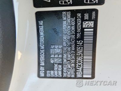 Zdjęcie 13 z 13 samochodu: 2020 BMW 430XI VIN:WBA4Z3C06L5N05145 - miniatura