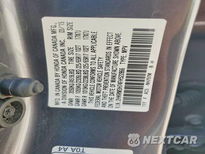 Zdjęcie 12 z 12 samochodu: 2015 HONDA CR-V EXL VIN:2HKRM3H74FH522866 - miniatura
