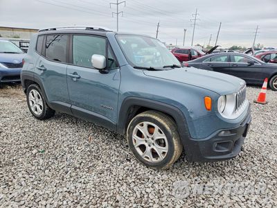 Czwarte zdjęcie samochodu z boku: 2018 JEEP RENEGADE LIMITED VIN:ZACCJADB6JPJ11513 - miniatura