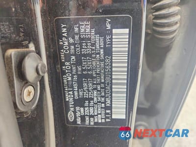 Zdjęcie 14 z 14 samochodu: 2011 HYUNDAI TUCSON GLS VIN:KM8JU3AC3BU156382 - miniatura