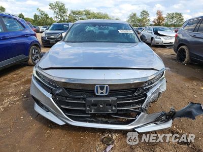 Piąte zdjęcie samochodu w środku: 2022 HONDA ACCORD HYBRID SPORT VIN:1HGCV3F25NA026623 - miniatura