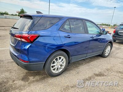 Trzecie zdjęcie samochodu z tyłu: 2022 CHEVROLET EQUINOX LS VIN:3GNAXHEV5NS207753 - miniatura