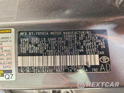 Zdjęcie 13 z 13 samochodu: 2006 TOYOTA COROLLA BASE VIN:2T1BR32E06C561600 - miniatura