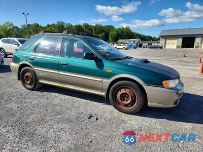 Czwarte zdjęcie samochodu z boku: 2000 SUBARU IMPREZA OUTBACK SPORT VIN:JF1GF4854YH801523 - miniatura