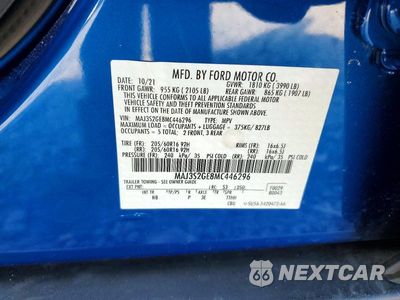 Zdjęcie 14 z 14 samochodu: 2021 FORD ECOSPORT SE VIN:MAJ3S2GE8MC446296 - miniatura