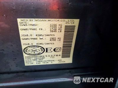 Zdjęcie 12 z 12 samochodu: 2014 NISSAN TITAN SV VIN:1N6AA0EC9EN515784 - miniatura