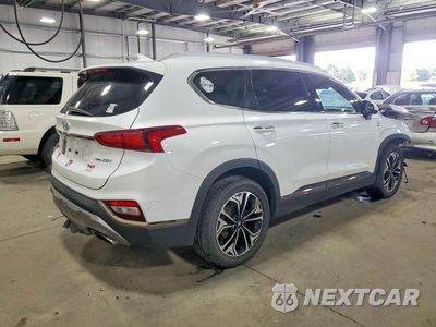Trzecie zdjęcie samochodu z tyłu: 2020 HYUNDAI SANTA FE LIMITED 2.0T VIN:5NMS5CAA0LH297102 - miniatura