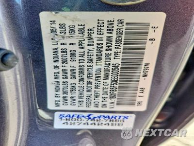 Zdjęcie 13 z 13 samochodu: 2014 HONDA CIVIC NATURAL GAS VIN:19XFB5F53EE000545 - miniatura