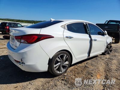 Trzecie zdjęcie samochodu z tyłu: 2014 HYUNDAI ELANTRA LIMITED VIN:5NPDH4AE1EH466378 - miniatura