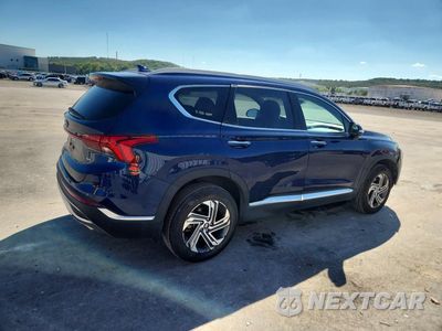 Trzecie zdjęcie samochodu z tyłu: 2022 HYUNDAI SANTA FE SEL VIN:5NMS3DAJ1NH476330 - miniatura