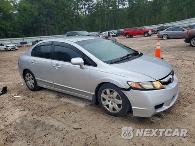Czwarte zdjęcie samochodu z boku: 2010 HONDA CIVIC LX VIN:2HGFA1F53AH556284 - miniatura