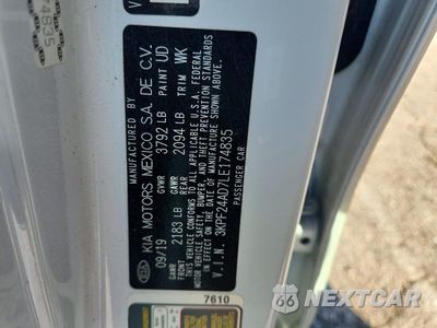 Zdjęcie 13 z 13 samochodu: 2020 KIA FORTE LXS VIN:3KPF24AD7LE174835 - miniatura