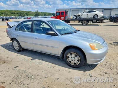 Czwarte zdjęcie samochodu z boku: 2003 HONDA CIVIC 2D DX VIN:2HGES16543H571856 - miniatura