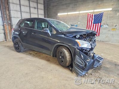 Czwarte zdjęcie samochodu z boku: 2016 CHEVROLET TRAX LS VIN:KL7CJNSB6GB616948 - miniatura
