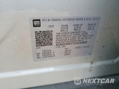 Zdjęcie 12 z 12 samochodu: 2022 CHEVROLET EQUINOX RS VIN:3GNAXWEV1NS154828 - miniatura
