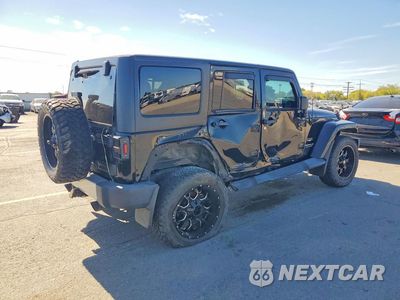 Trzecie zdjęcie samochodu z tyłu: 2013 JEEP WRANGLER UNLIMITED SAHARA VIN:1C4BJWEG2DL640665 - miniatura