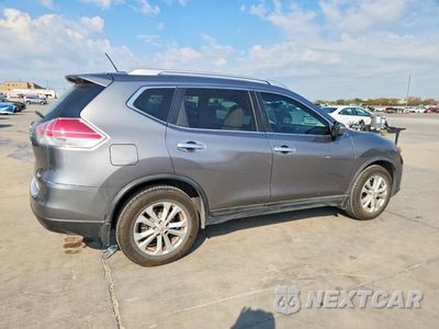 Trzecie zdjęcie samochodu z tyłu: 2015 NISSAN ROGUE SV VIN:KNMAT2MT6FP584349 - miniatura