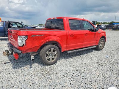 Trzecie zdjęcie samochodu z tyłu: 2018 FORD F150 SUPERCREW VIN:1FTEW1CP0JFB01321 - miniatura