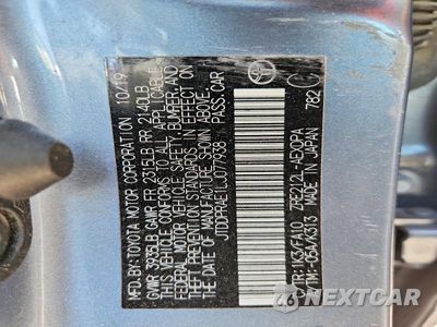 Zdjęcie 13 z 13 samochodu: 2020 TOYOTA COROLLA L VIN:JTDDPRAE1LJ077938 - miniatura